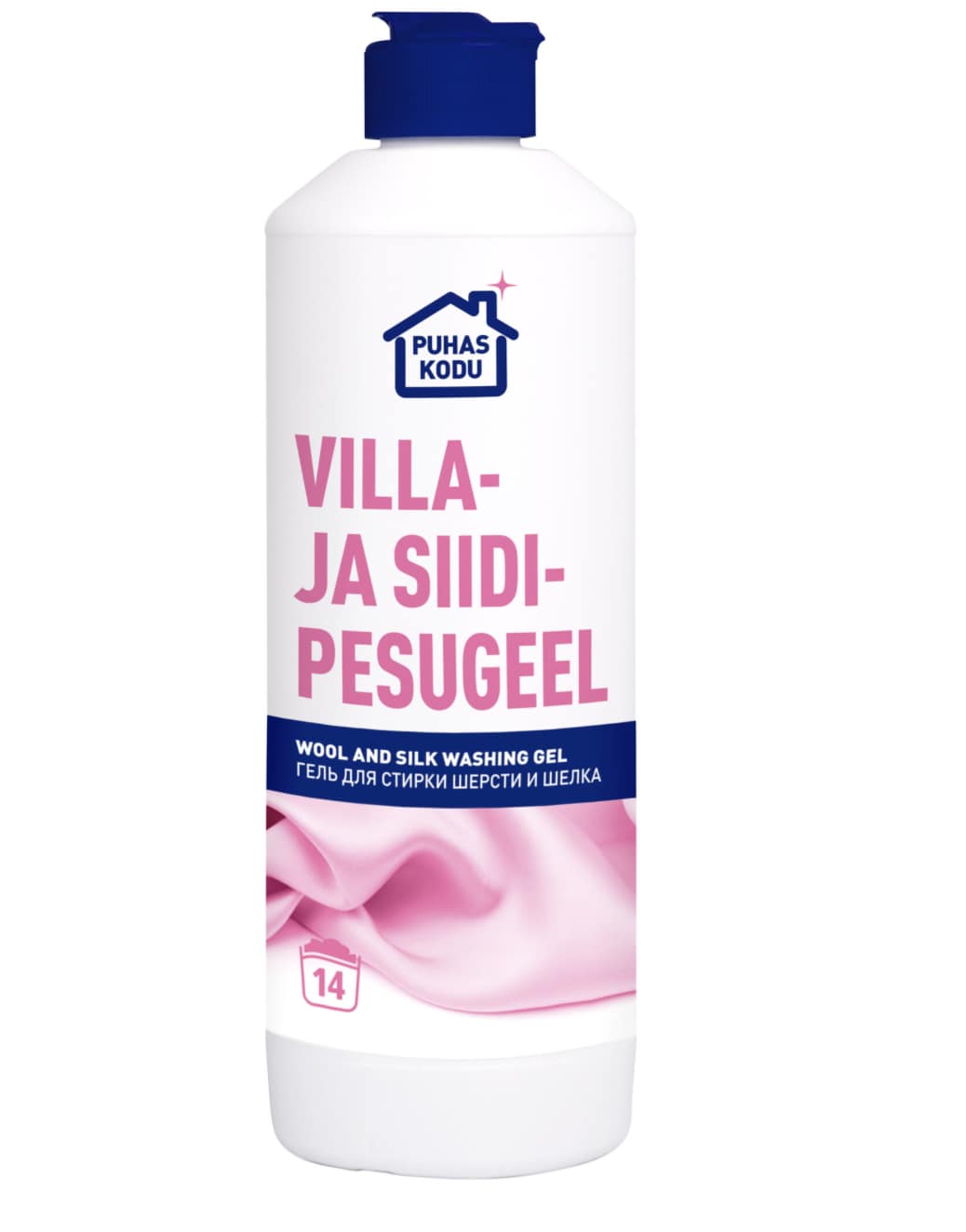 Villa ja siidi pesugeel