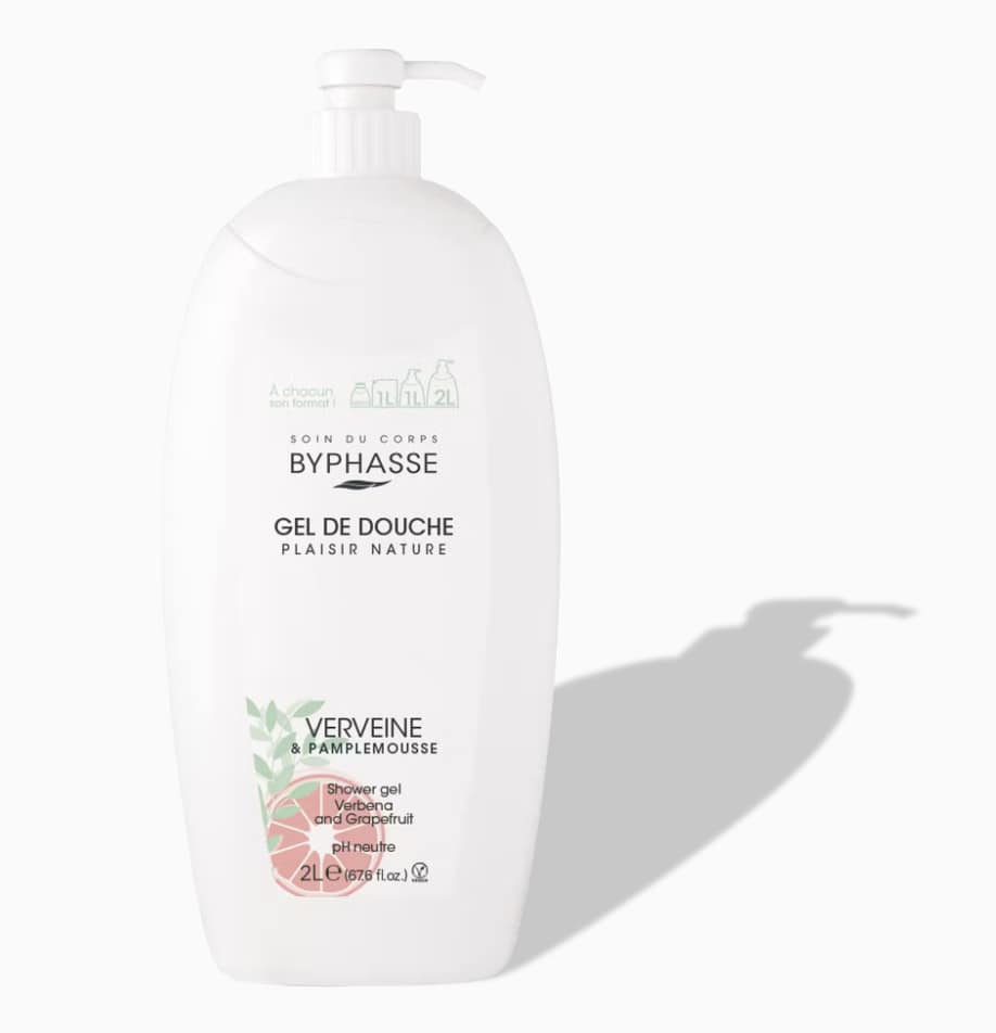 BYPHASSE Dušigeel Nature Verbena&Grapefruit 2l (pumbaga)